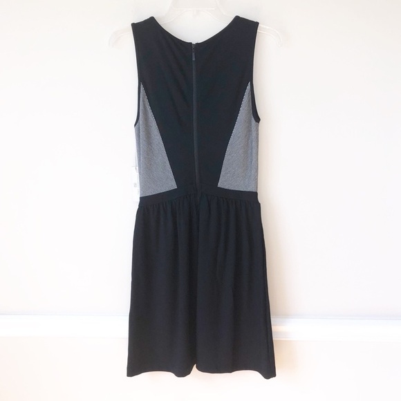 Tart Collections Ponte Knit Menswear Inspired Sleeveless Black Dress Small NWT - Picture 4 of 13